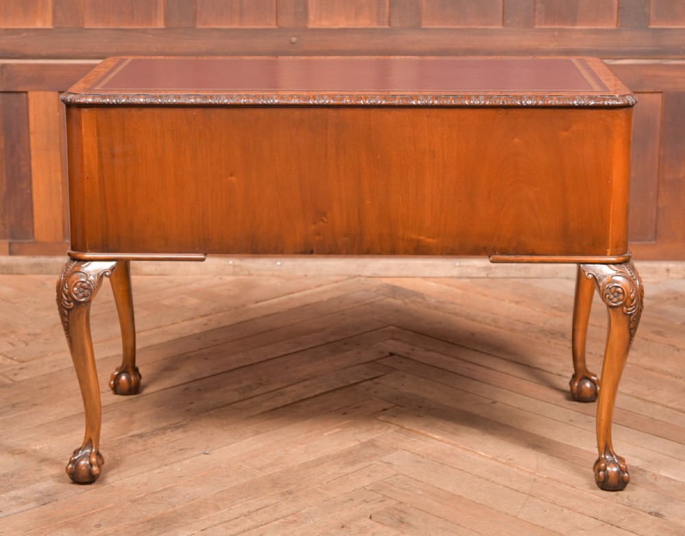 Edwardian Burr Walnut writing desk View XVIII