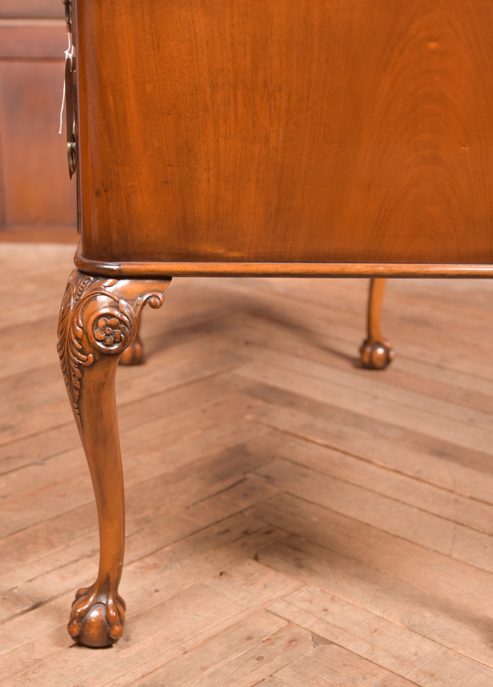 Edwardian Burr Walnut writing desk View XXII