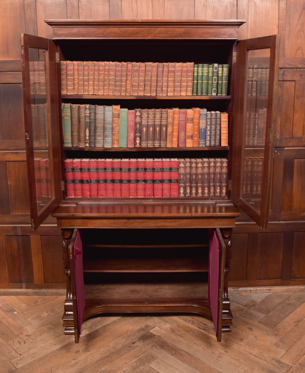 Mahogany Bookcase View X