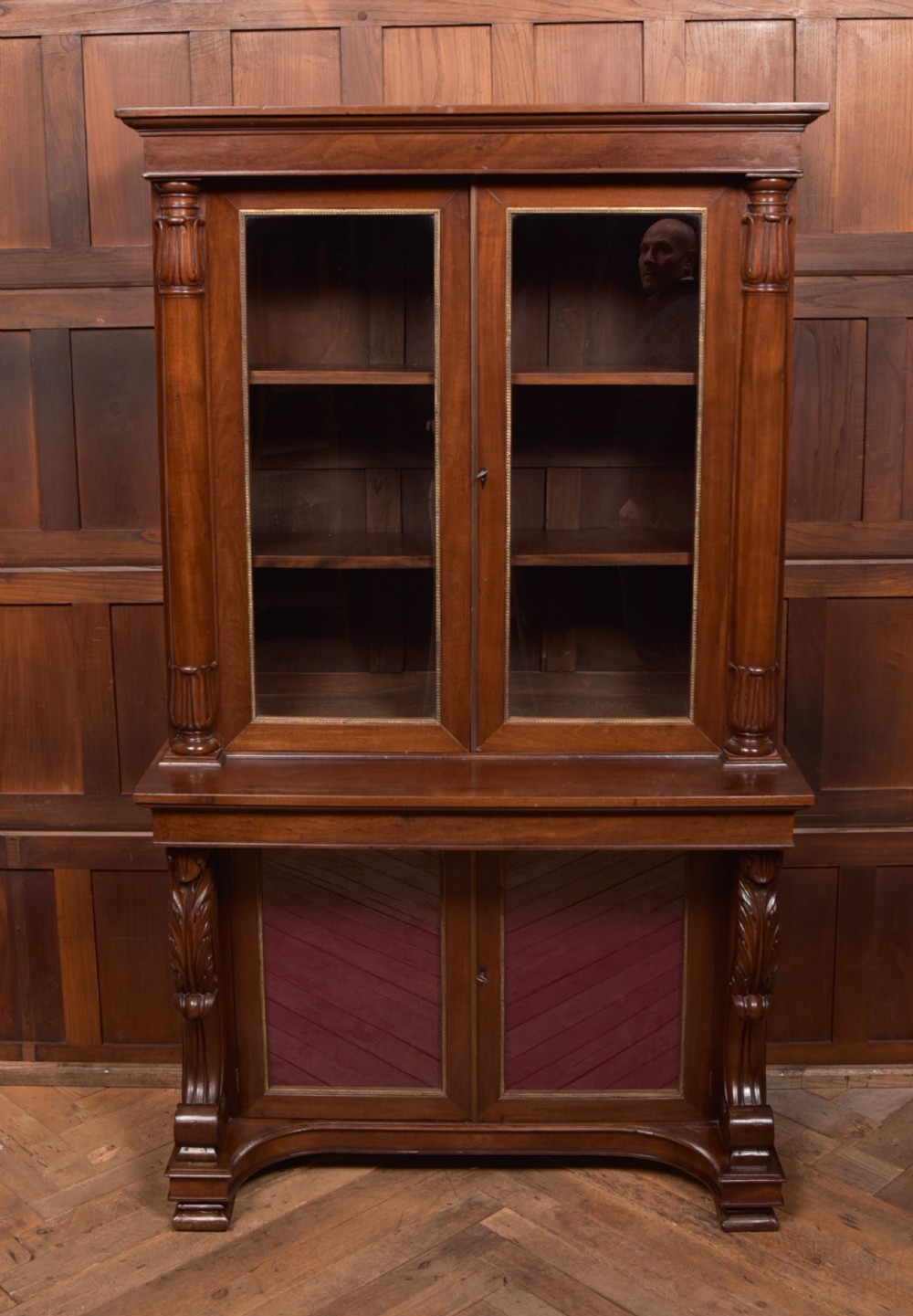 Mahogany Bookcase View XII