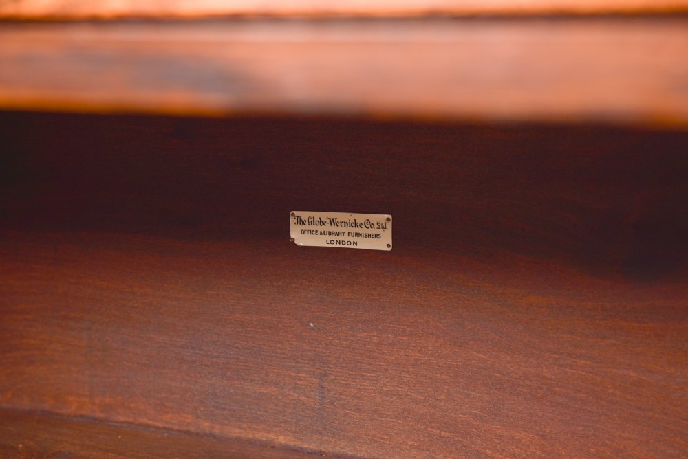 3 Sectional Globe Wernicke oak bookcase View XI