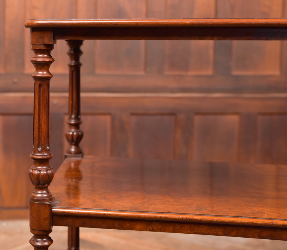 Victorian Walnut Whatnot View VIII