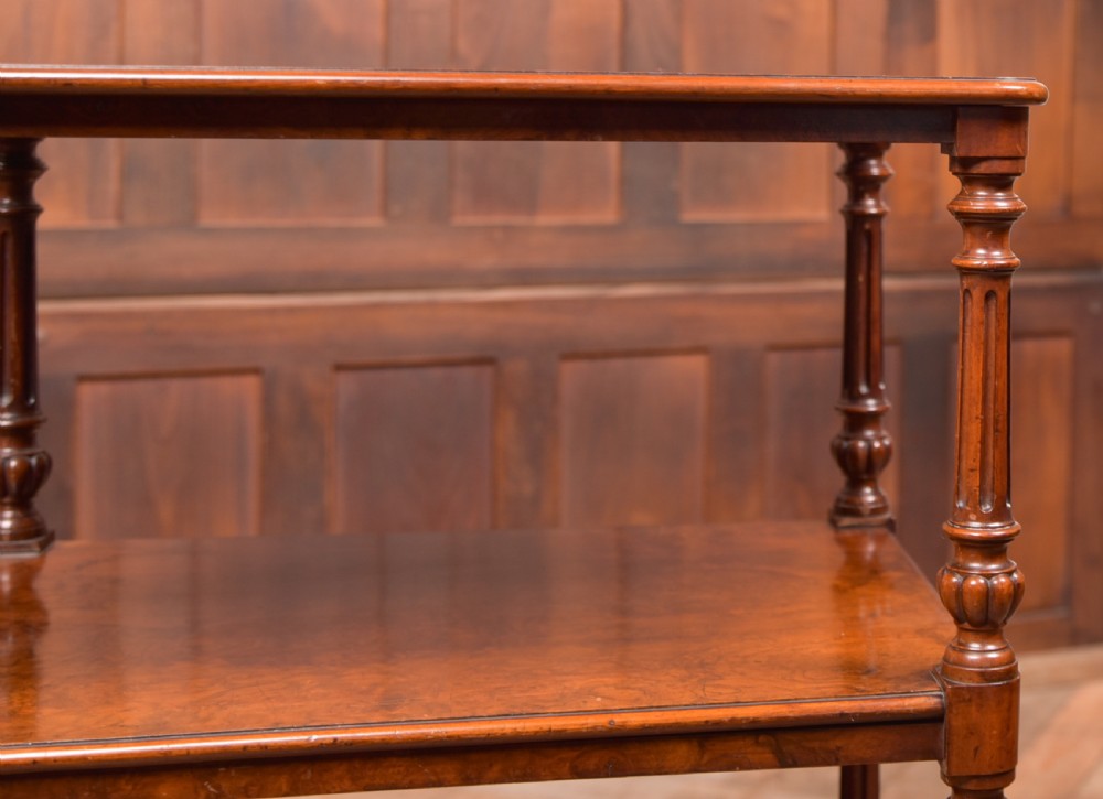 Victorian Walnut Whatnot View IX