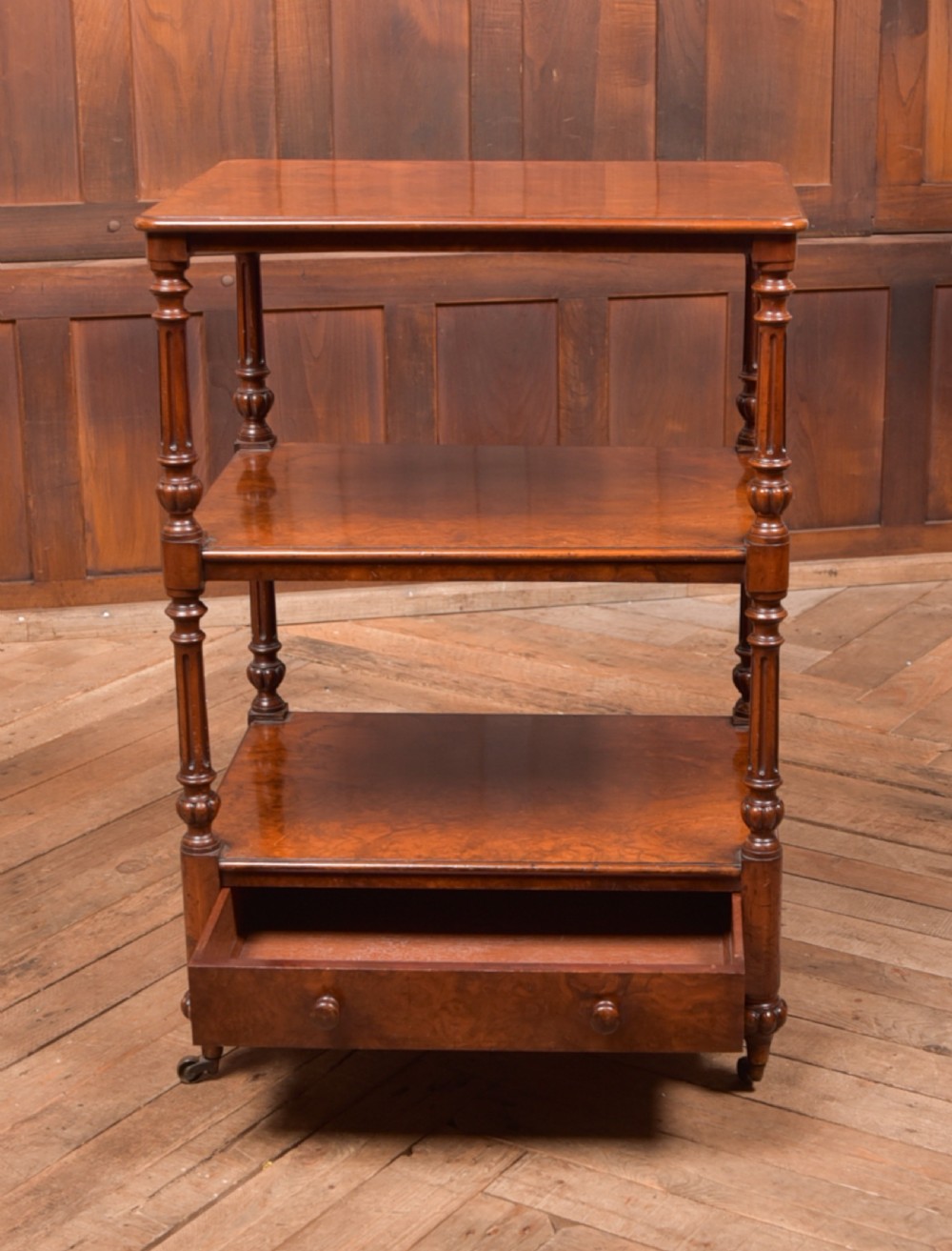Victorian Walnut Whatnot View XII