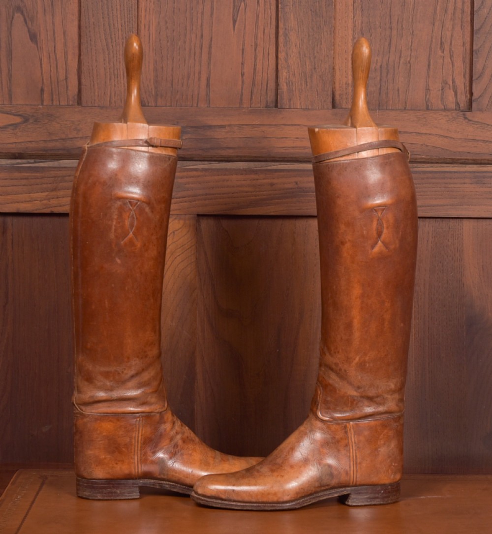 Edwardian Gents Riding Boots View X