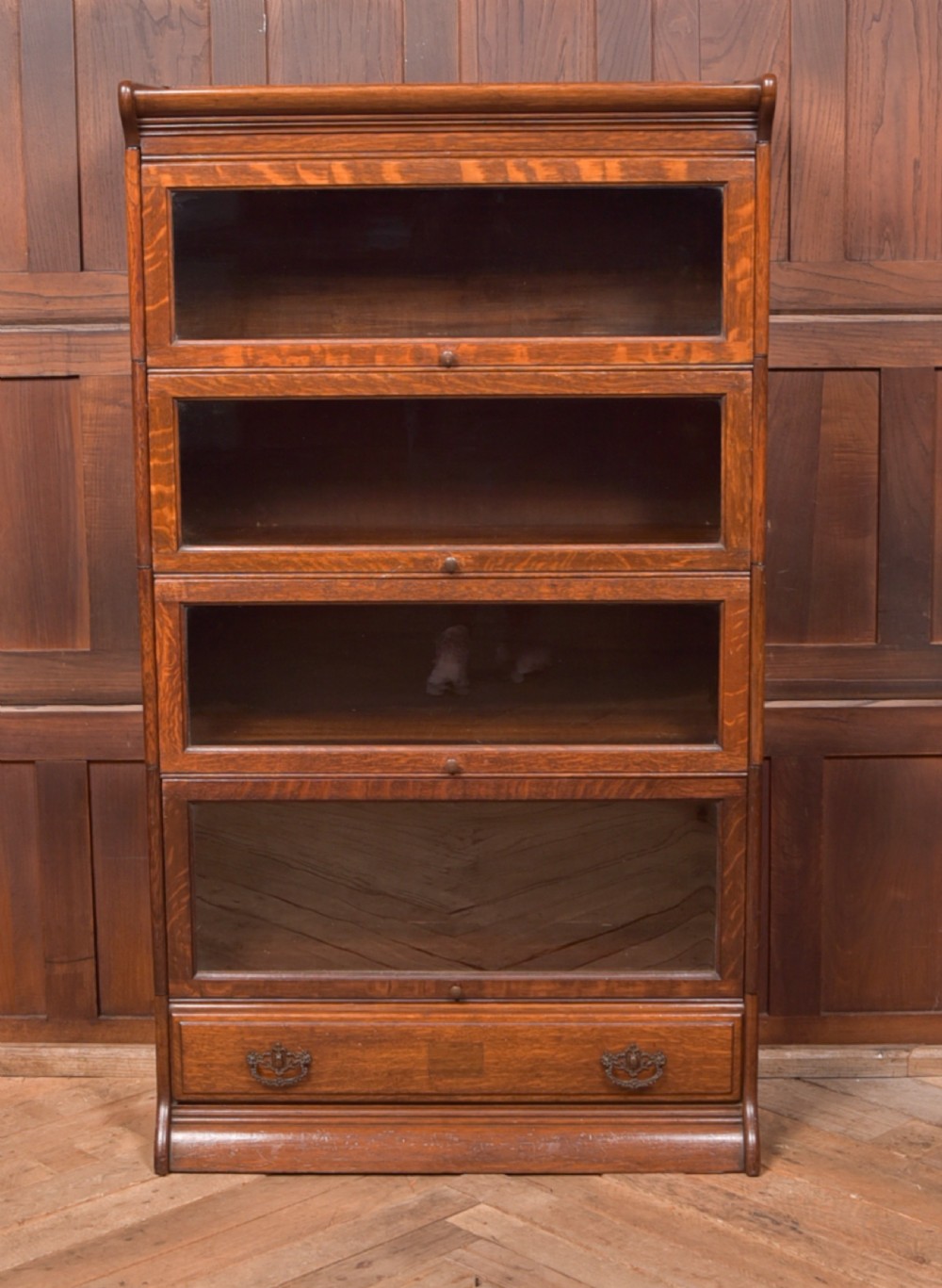Edwardian 4 Sectional Bookcase View II