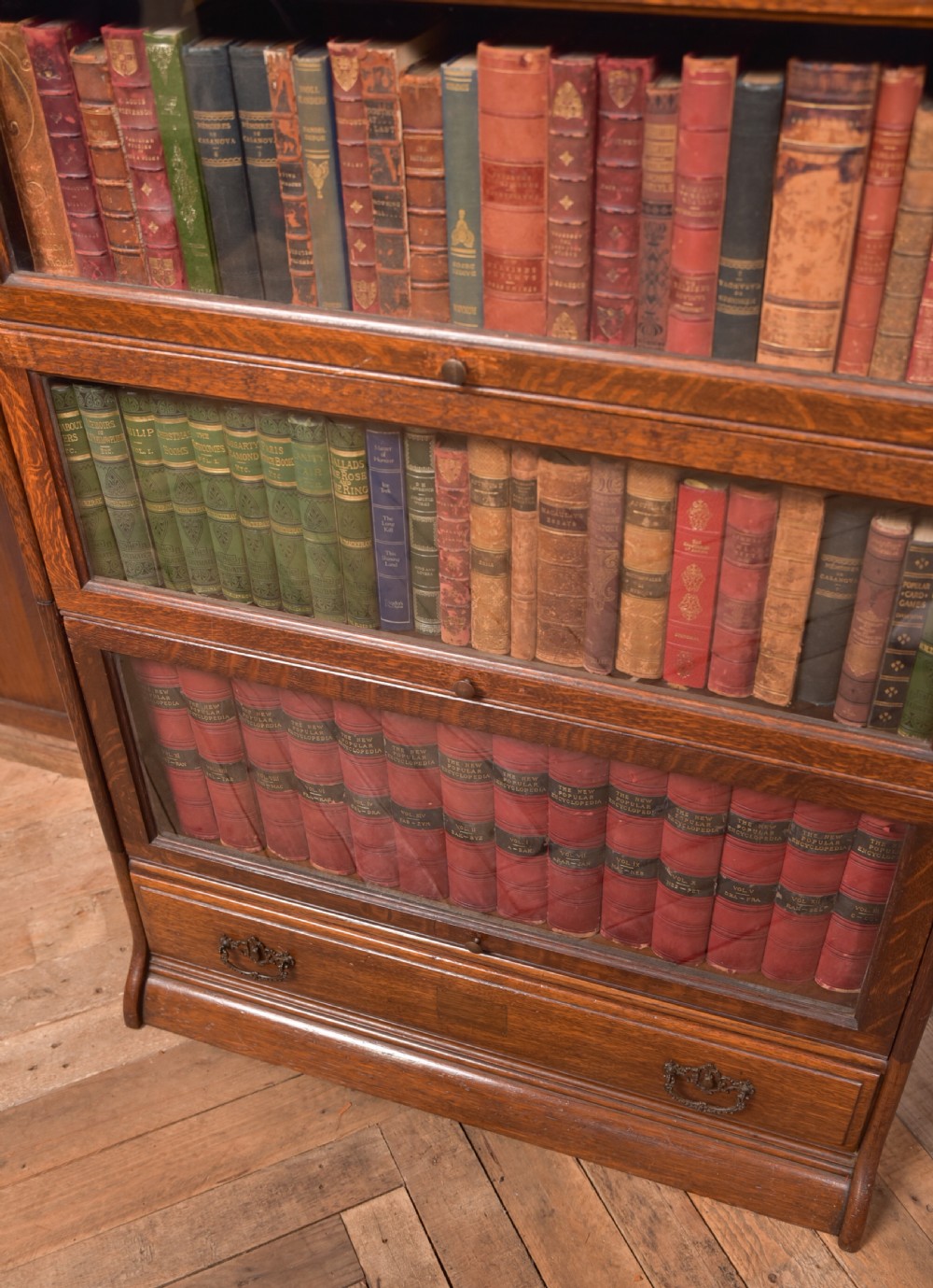 Edwardian 4 Sectional Bookcase View XVIII