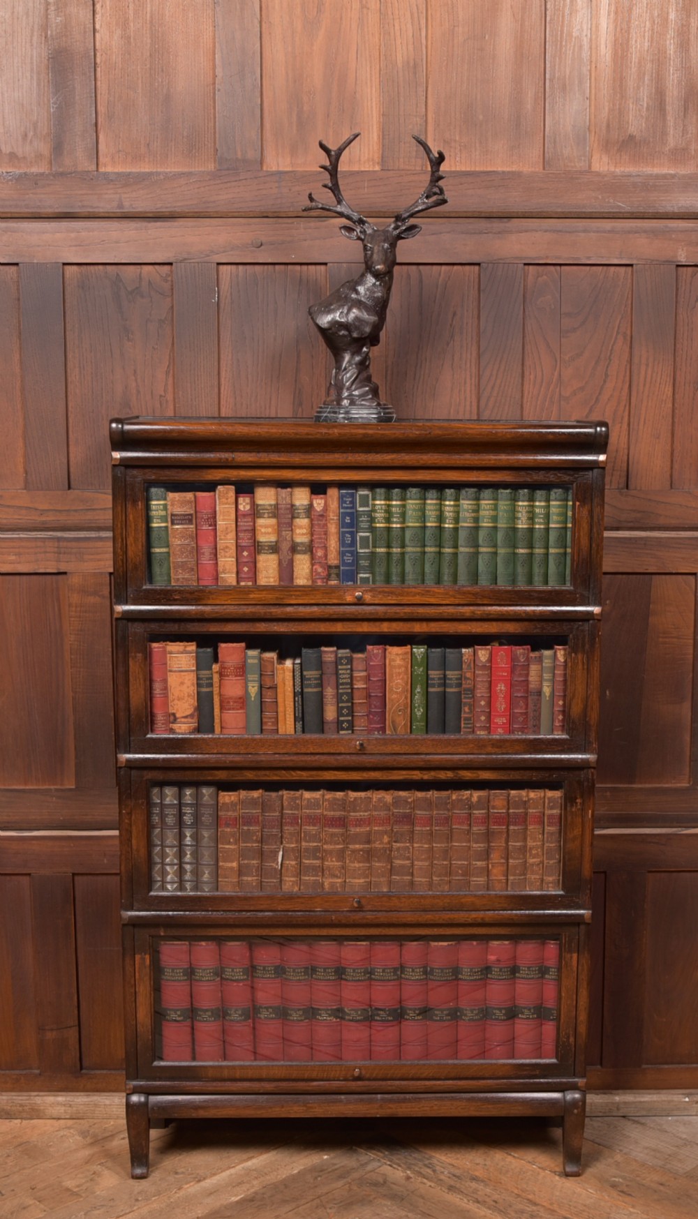 Globe Wernicke Oak Sectional Bookcase