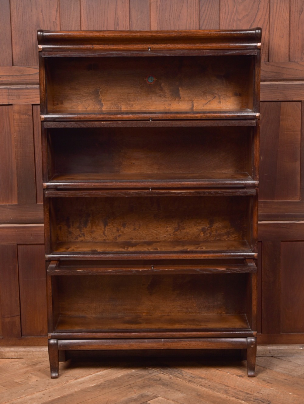 Globe Wernicke Oak Sectional Bookcase View III