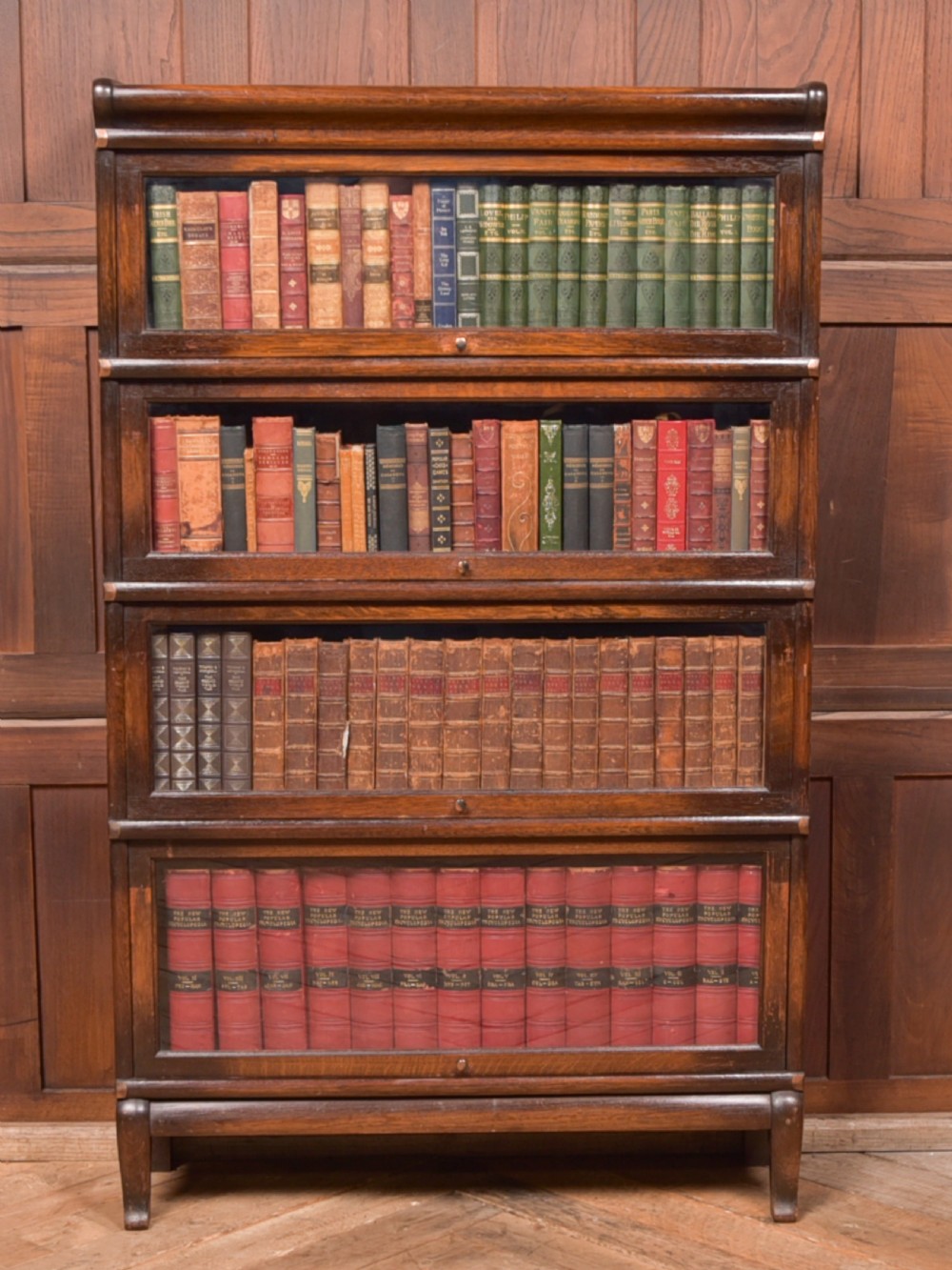 Globe Wernicke Oak Sectional Bookcase View XII