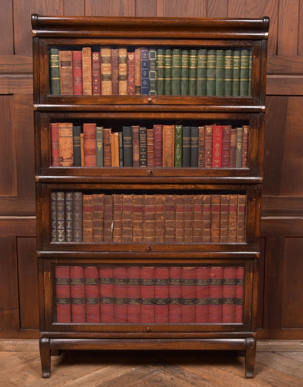 Globe Wernicke Oak Sectional Bookcase View XIII