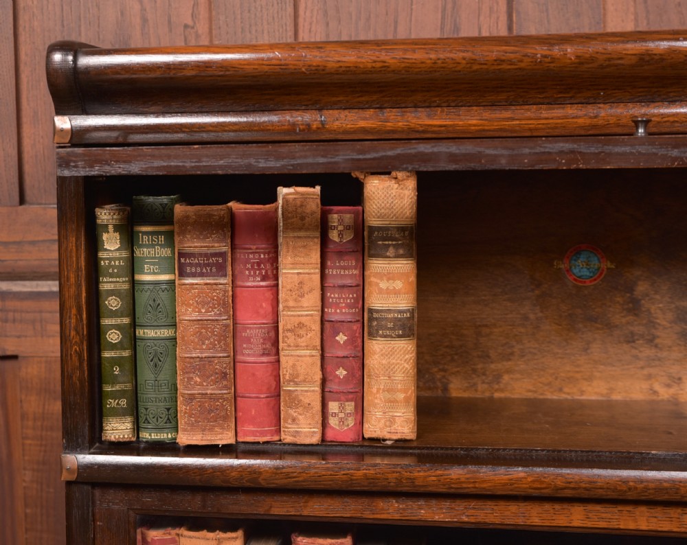Globe Wernicke Oak Sectional Bookcase View XVI