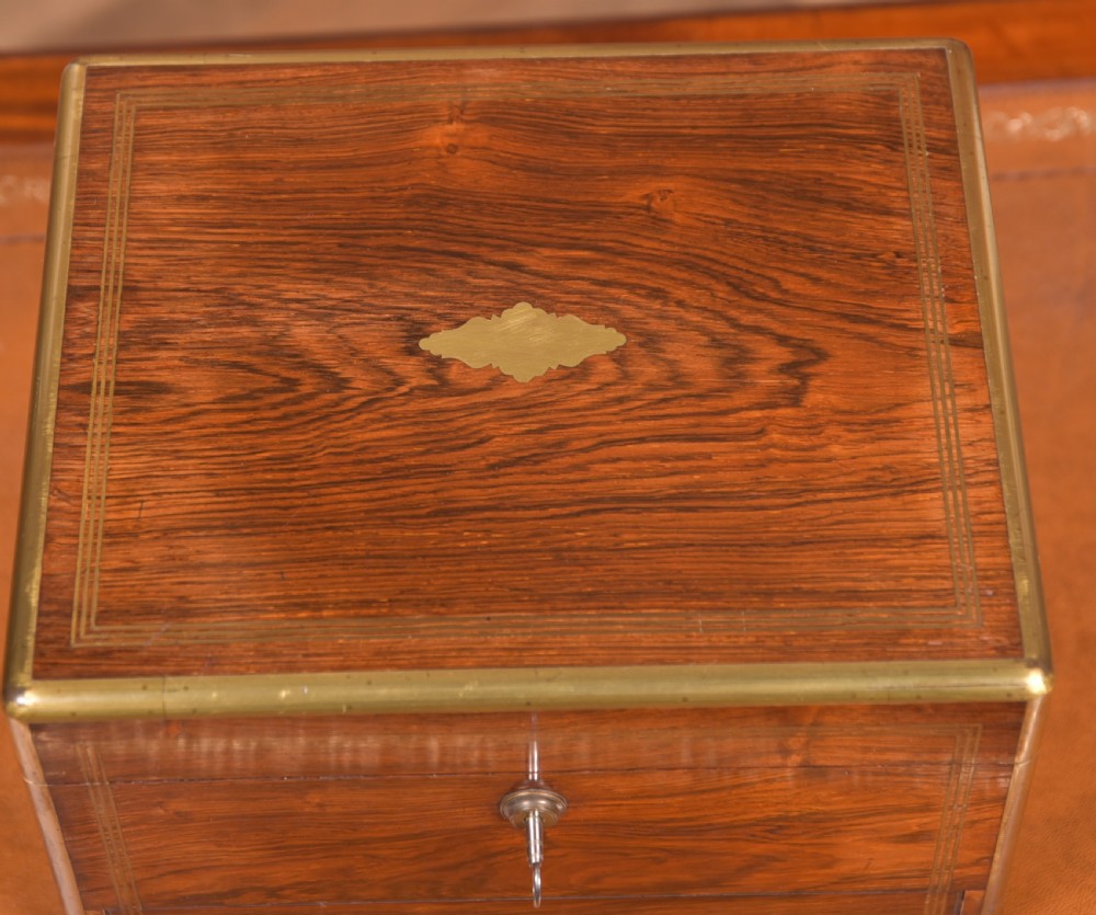 Victorian Rosewood Dressing Table Box View V