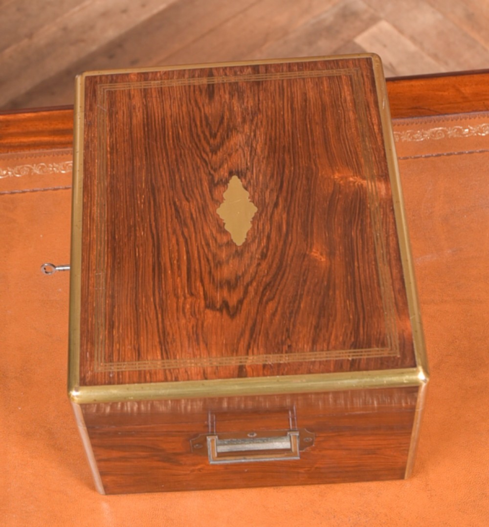 Victorian Rosewood Dressing Table Box View X