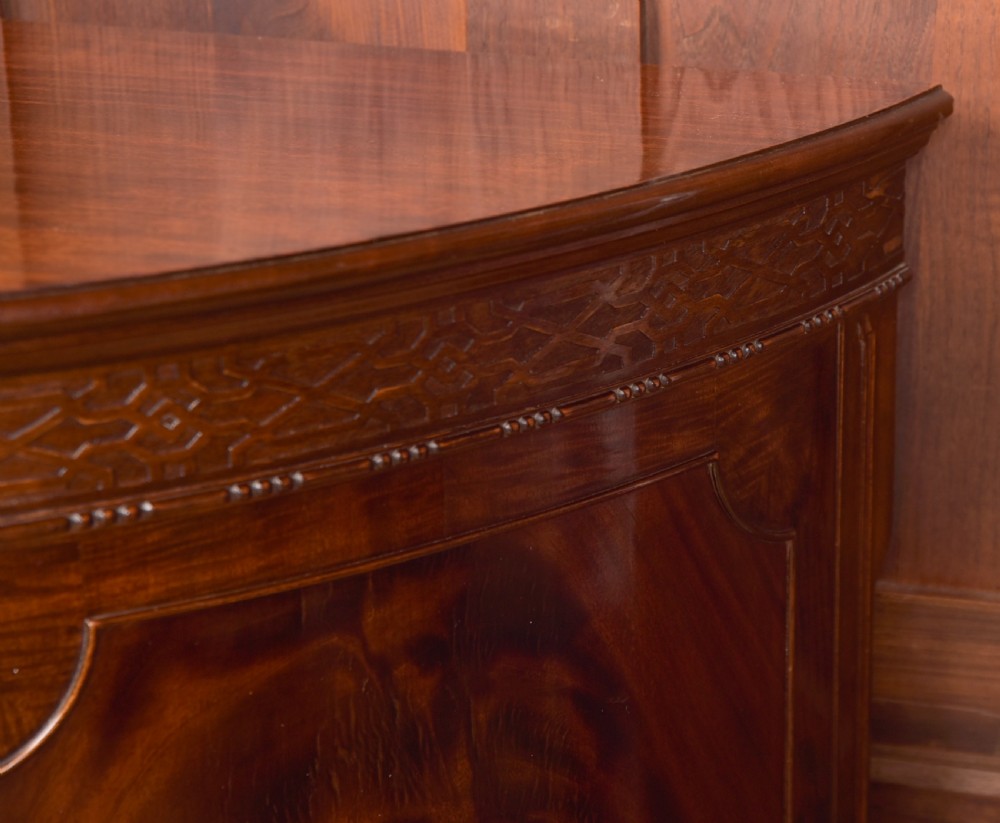 Mahogany Demi Lune Cabinet View IV