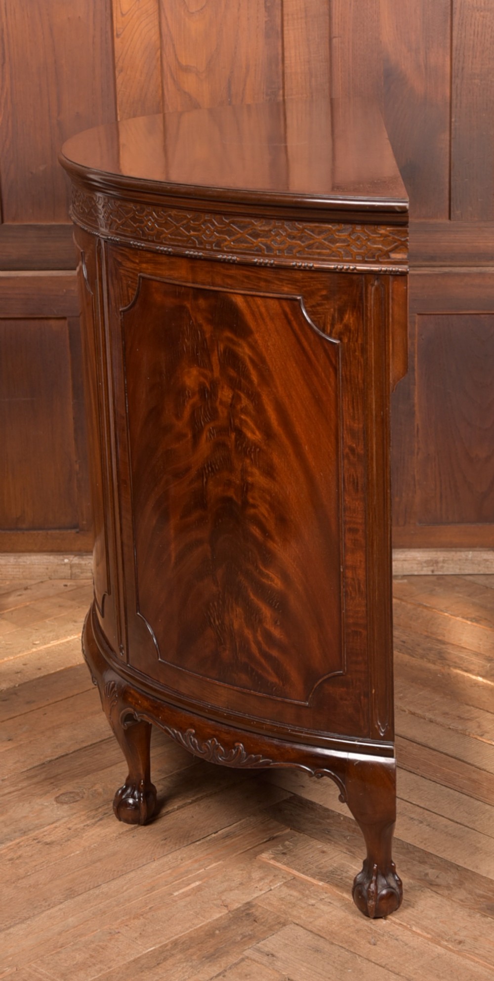 Mahogany Demi Lune Cabinet View XVII