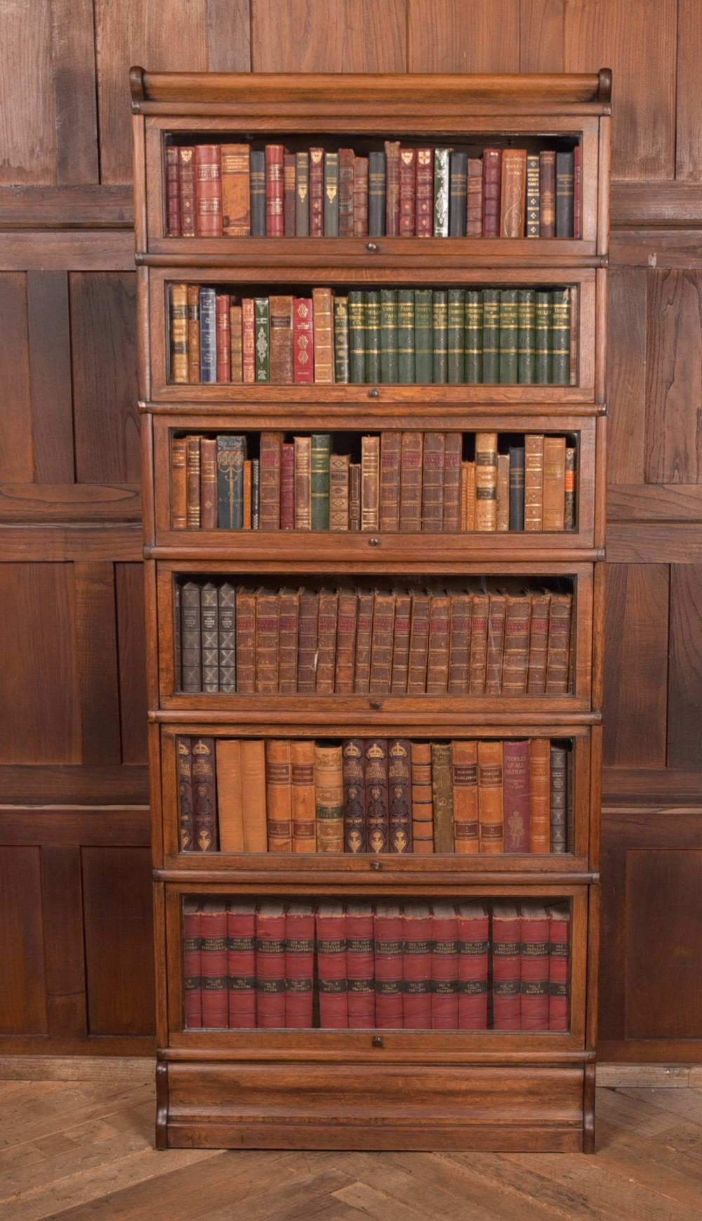 Globe Wernicke Oak 6 Sectional Bookcase