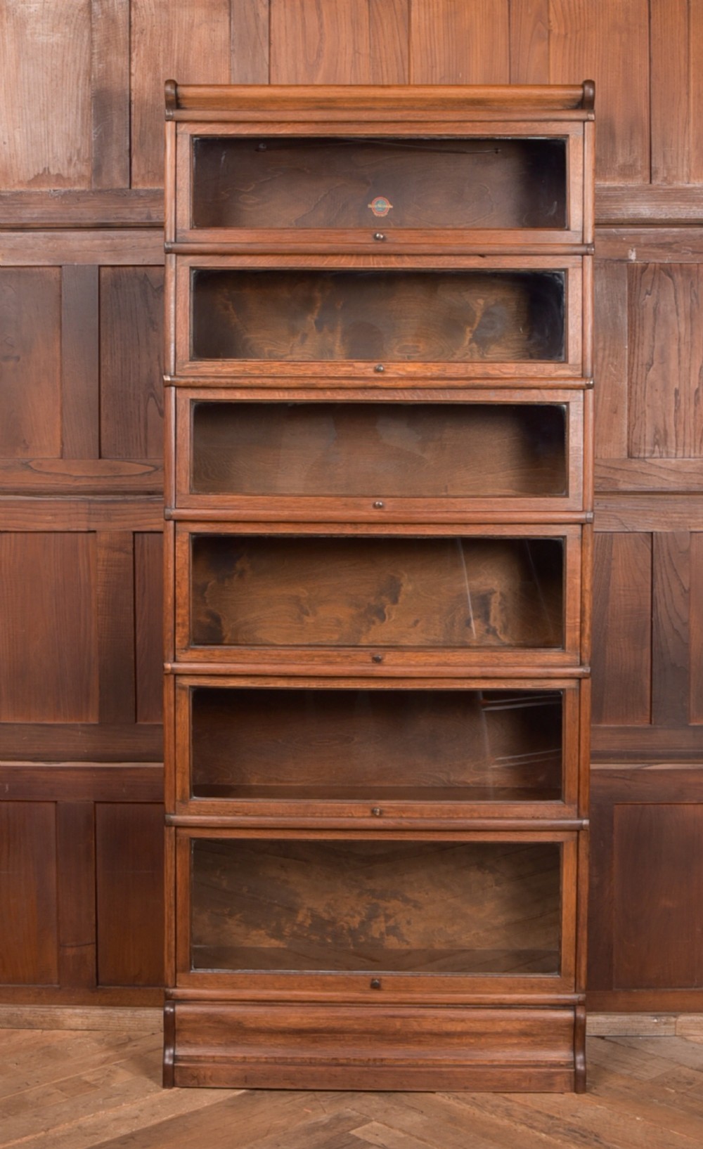 Globe Wernicke Oak 6 Sectional Bookcase View II
