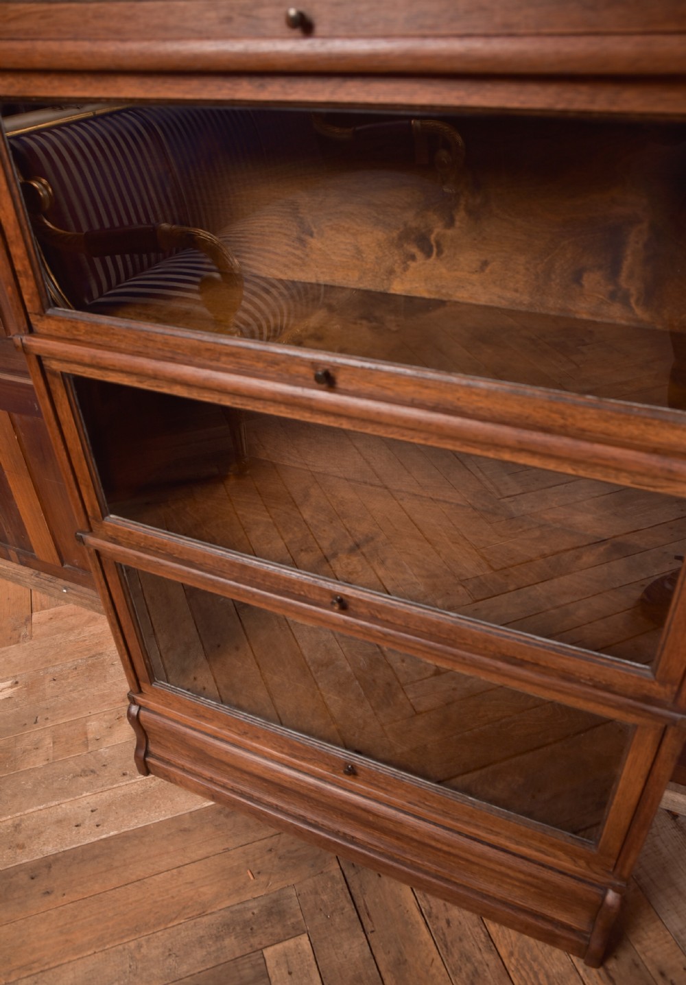 Globe Wernicke Oak 6 Sectional Bookcase View V