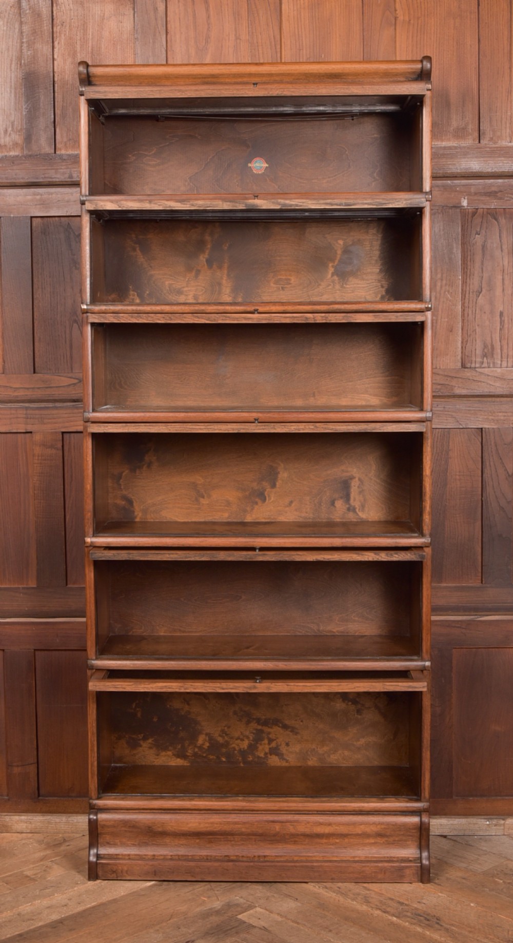 Globe Wernicke Oak 6 Sectional Bookcase View VIII