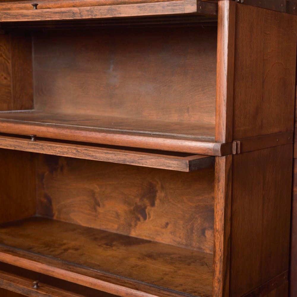 Globe Wernicke Oak 6 Sectional Bookcase View IX