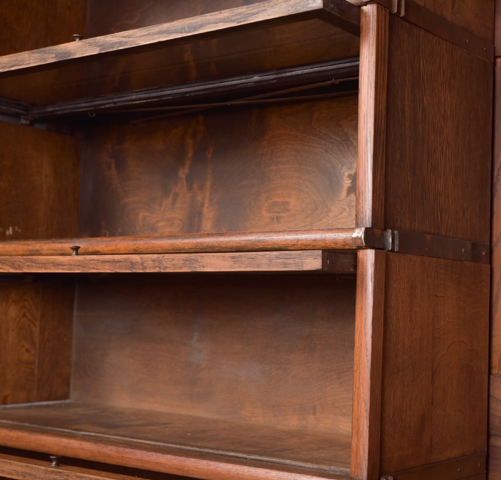 Globe Wernicke Oak 6 Sectional Bookcase View X