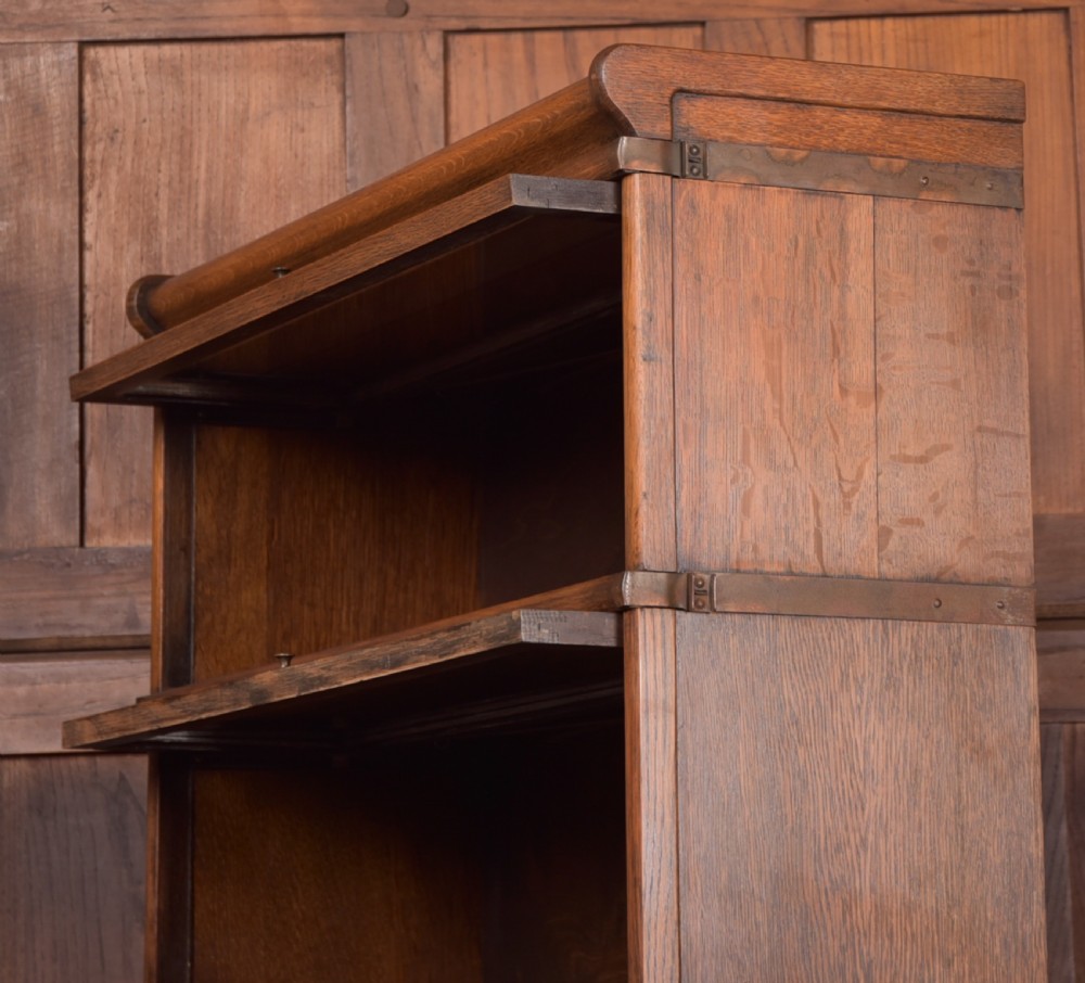 Globe Wernicke Oak 6 Sectional Bookcase View XII