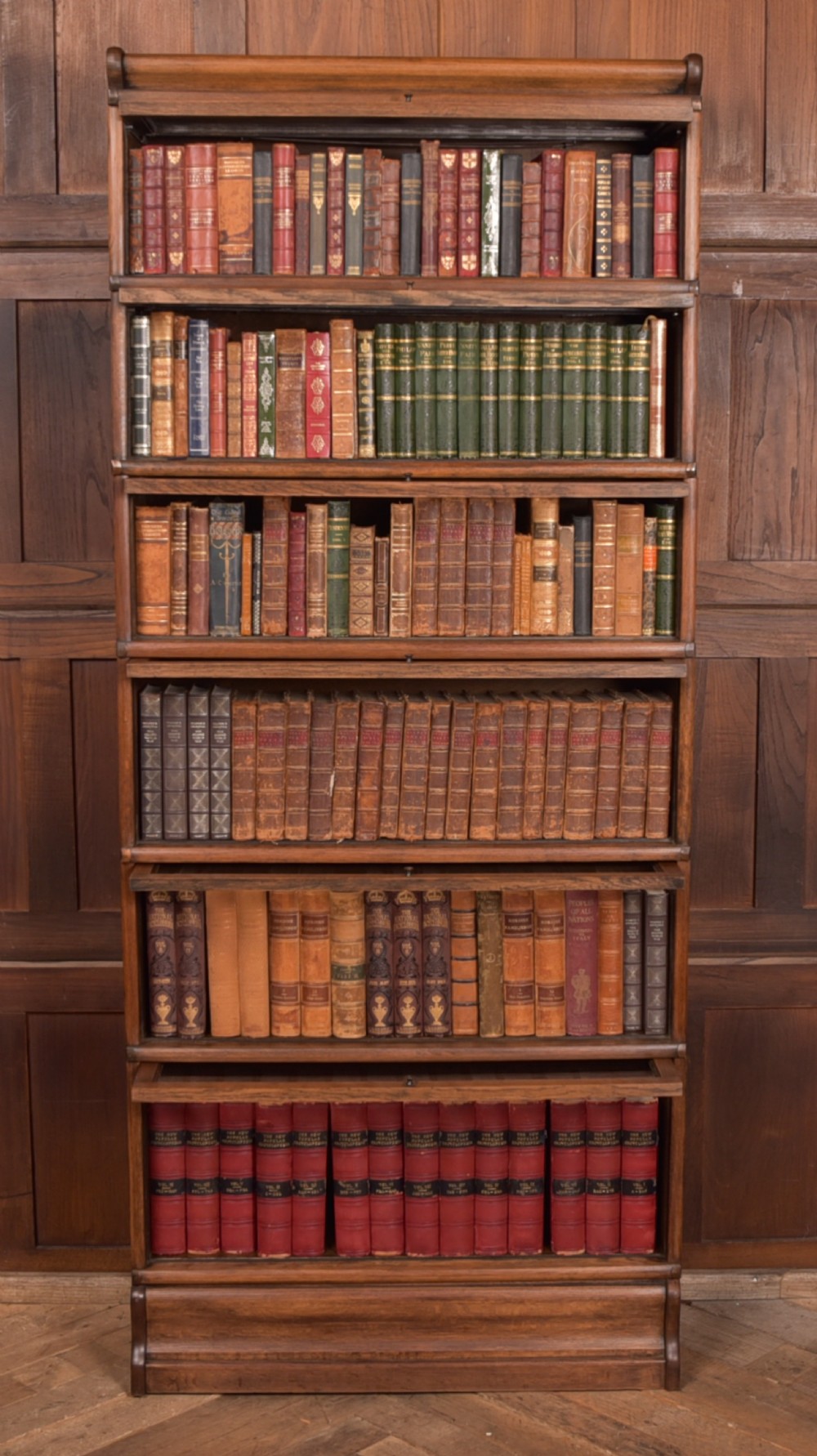 Globe Wernicke Oak 6 Sectional Bookcase View XVIII