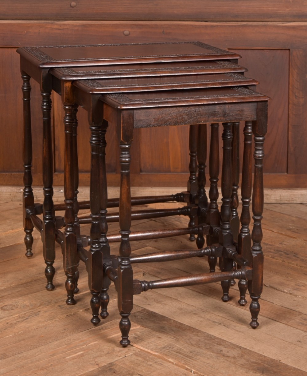 Edwardian Set of 4 Nest of Tables View II