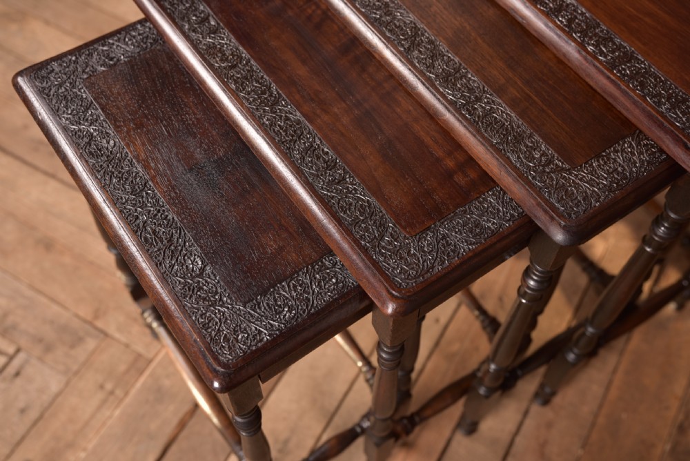Edwardian Set of 4 Nest of Tables View III
