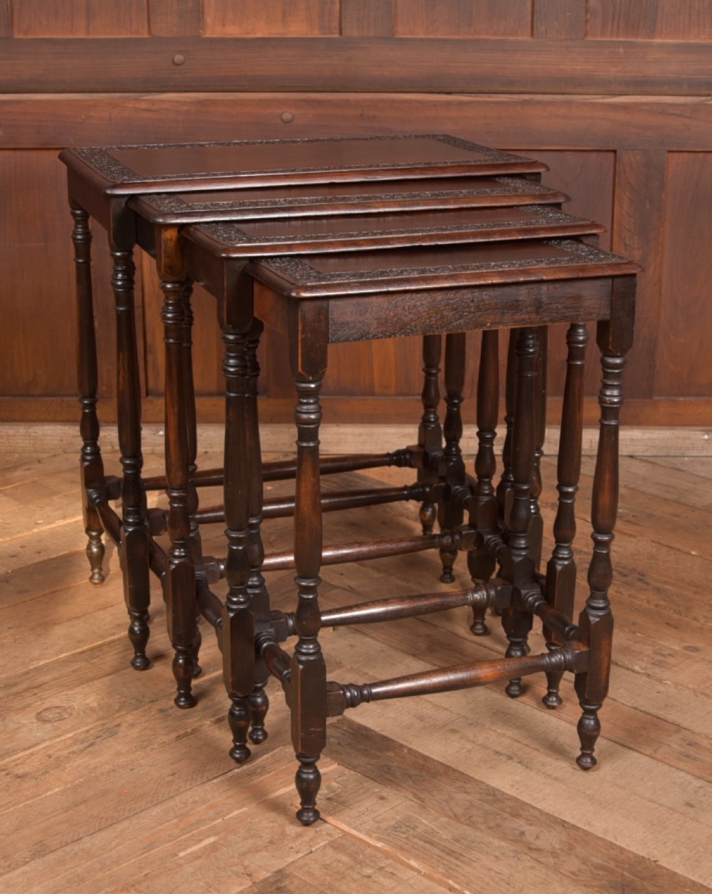Edwardian Set of 4 Nest of Tables View V