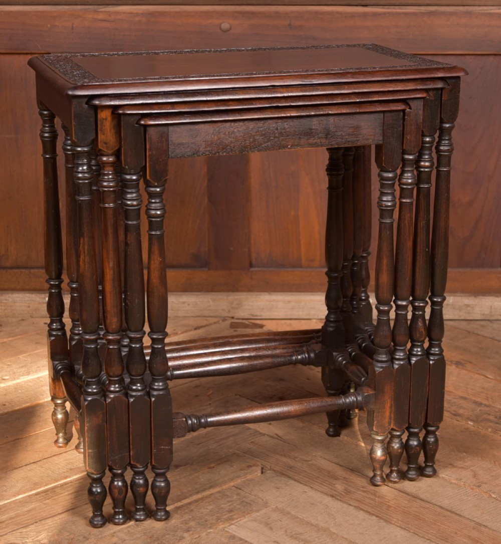 Edwardian Set of 4 Nest of Tables View VII