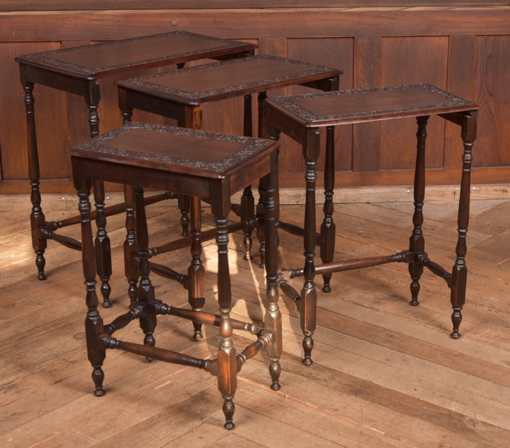 Edwardian Set of 4 Nest of Tables View VIII