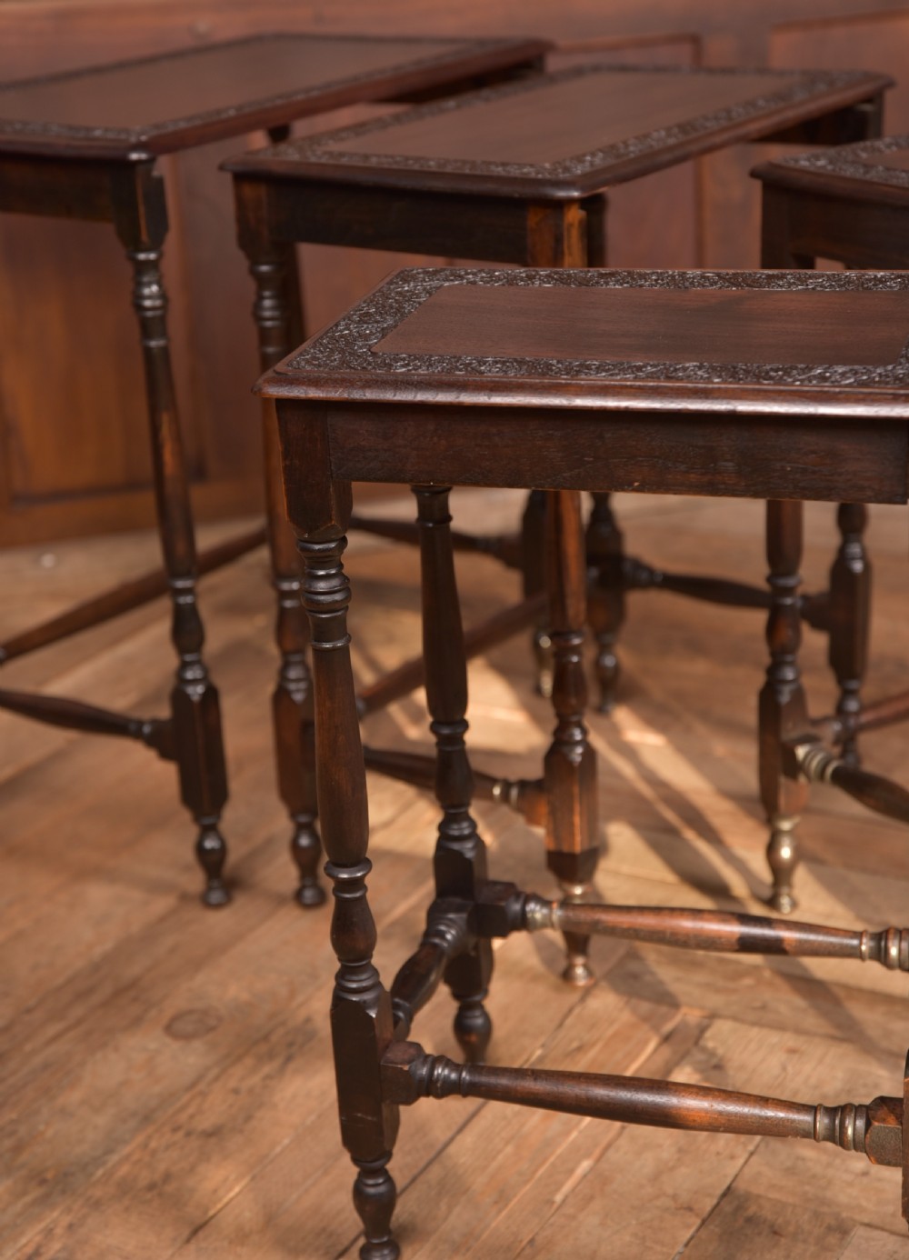 Edwardian Set of 4 Nest of Tables View IX