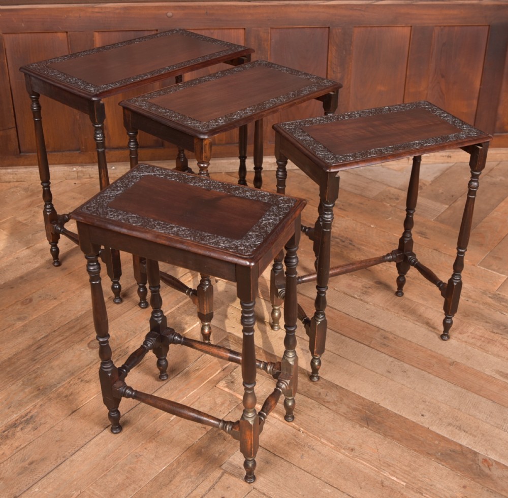 Edwardian Set of 4 Nest of Tables View XI