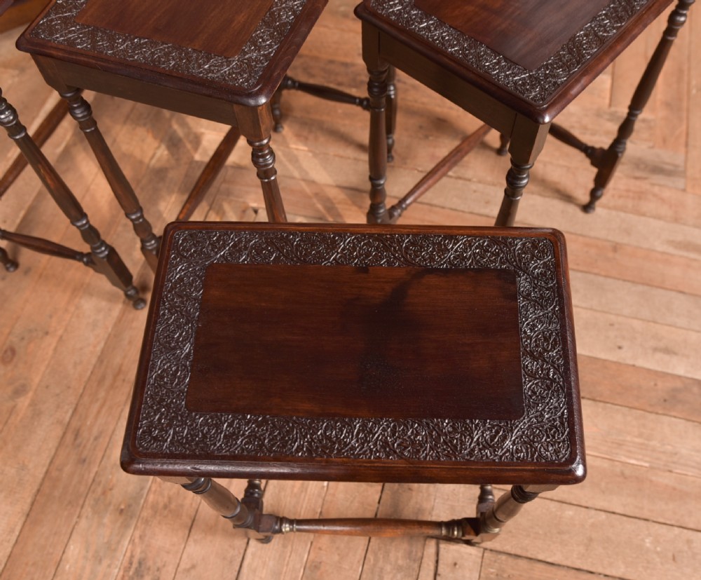 Edwardian Set of 4 Nest of Tables View XII