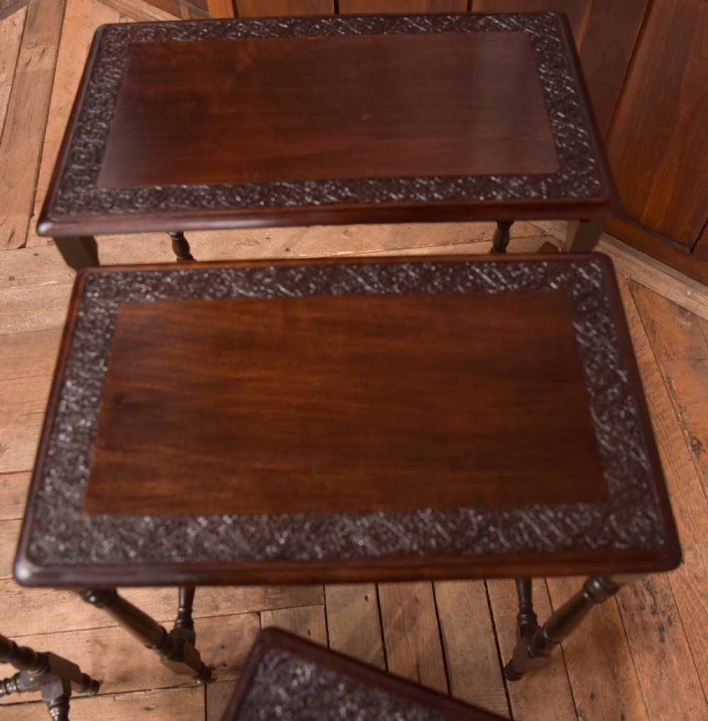 Edwardian Set of 4 Nest of Tables View XIII
