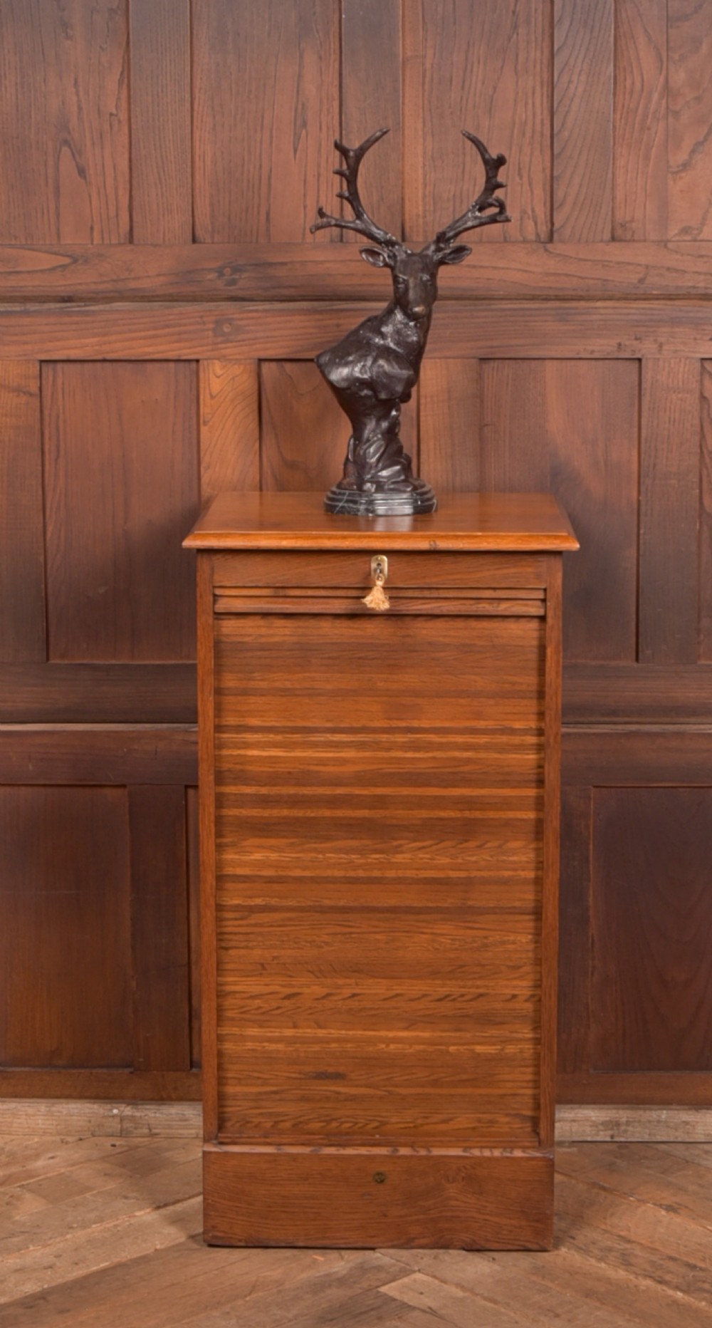 Edwardian Oak Filing Cabinet