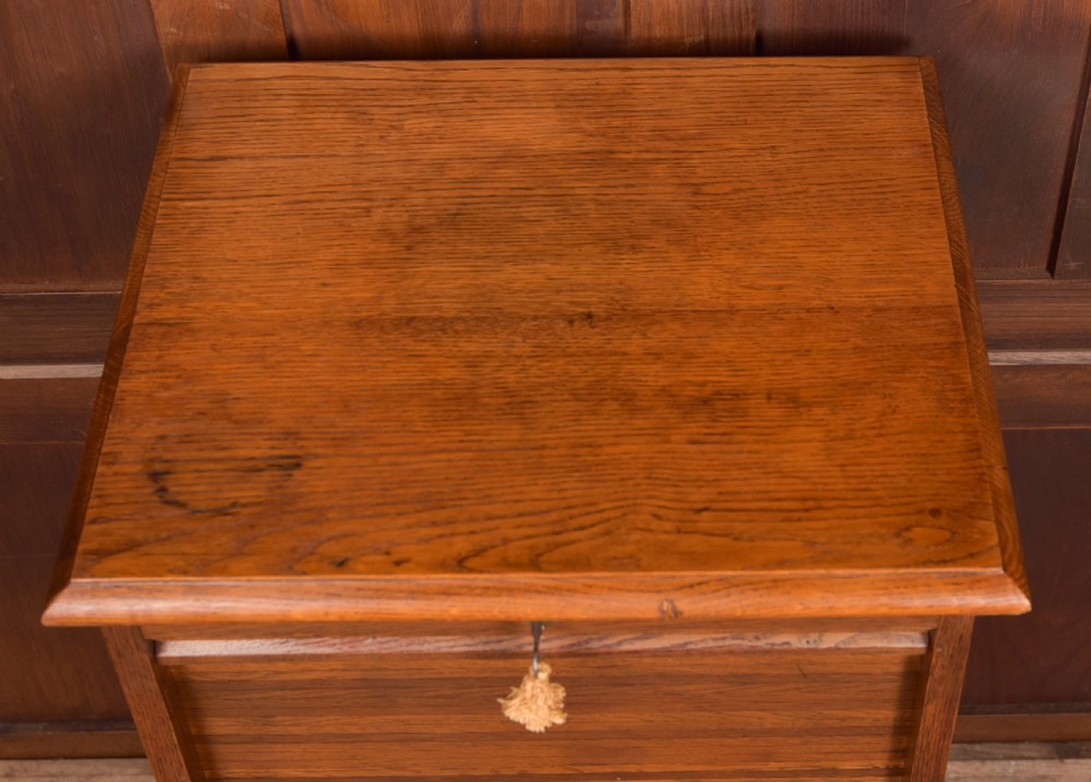 Edwardian Oak Filing Cabinet View III