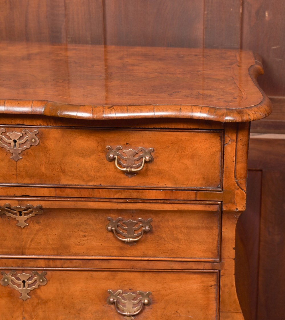 Walnut Dutch Bombe Chest of Drawers View III