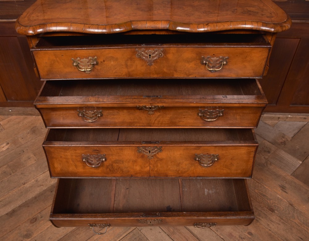 Walnut Dutch Bombe Chest of Drawers View VII