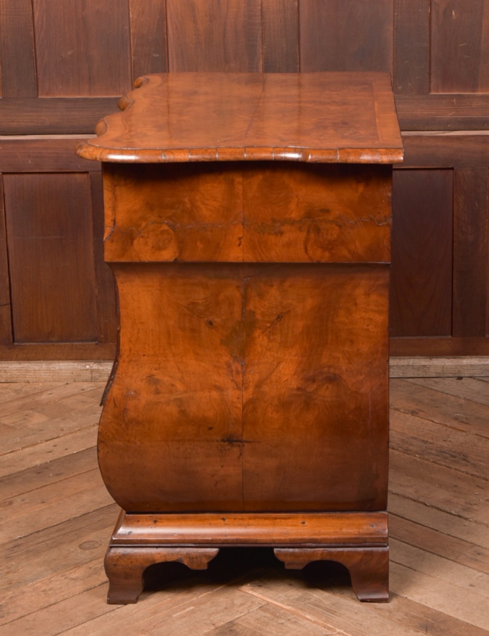 Walnut Dutch Bombe Chest of Drawers View XV