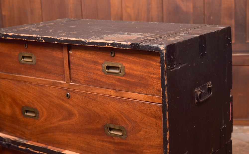 Mahogany Campaign Chest View III