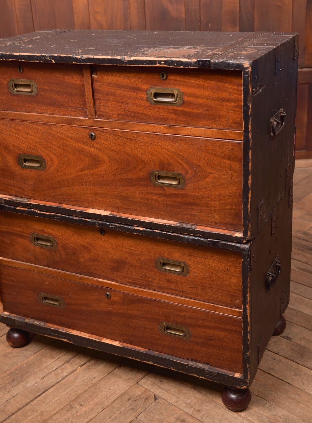 Mahogany Campaign Chest View IV