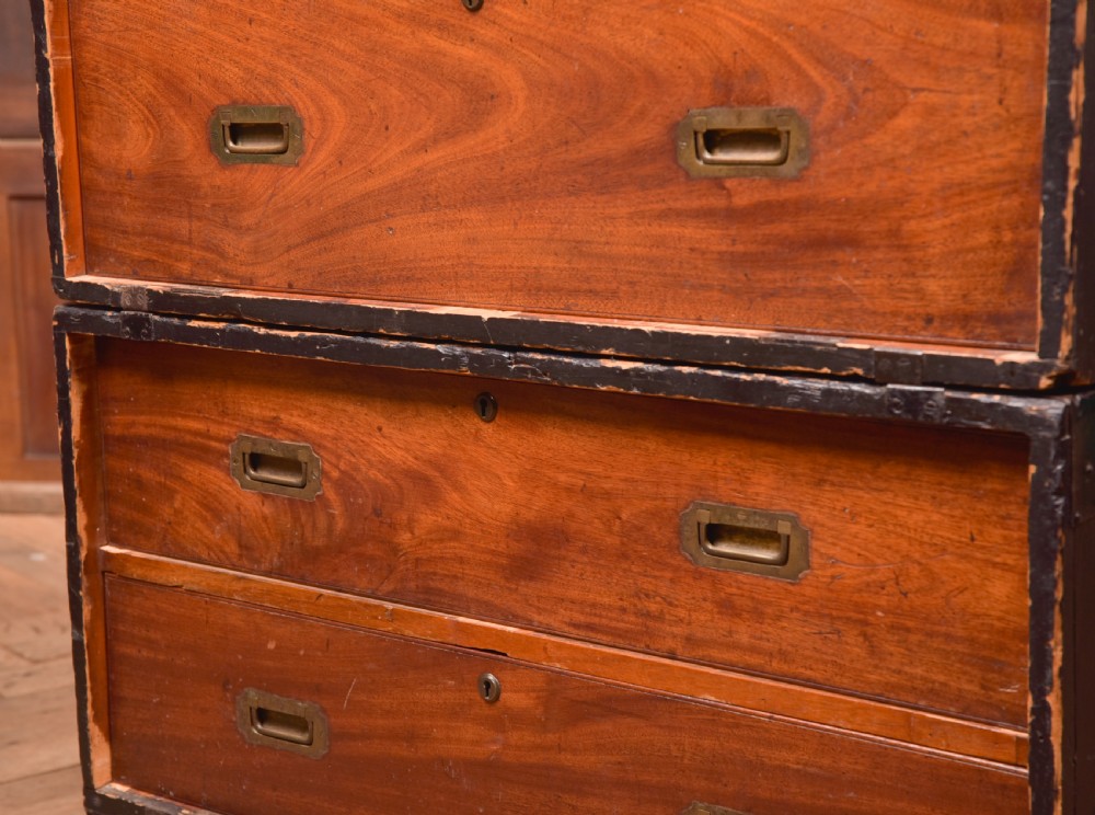 Mahogany Campaign Chest View VI