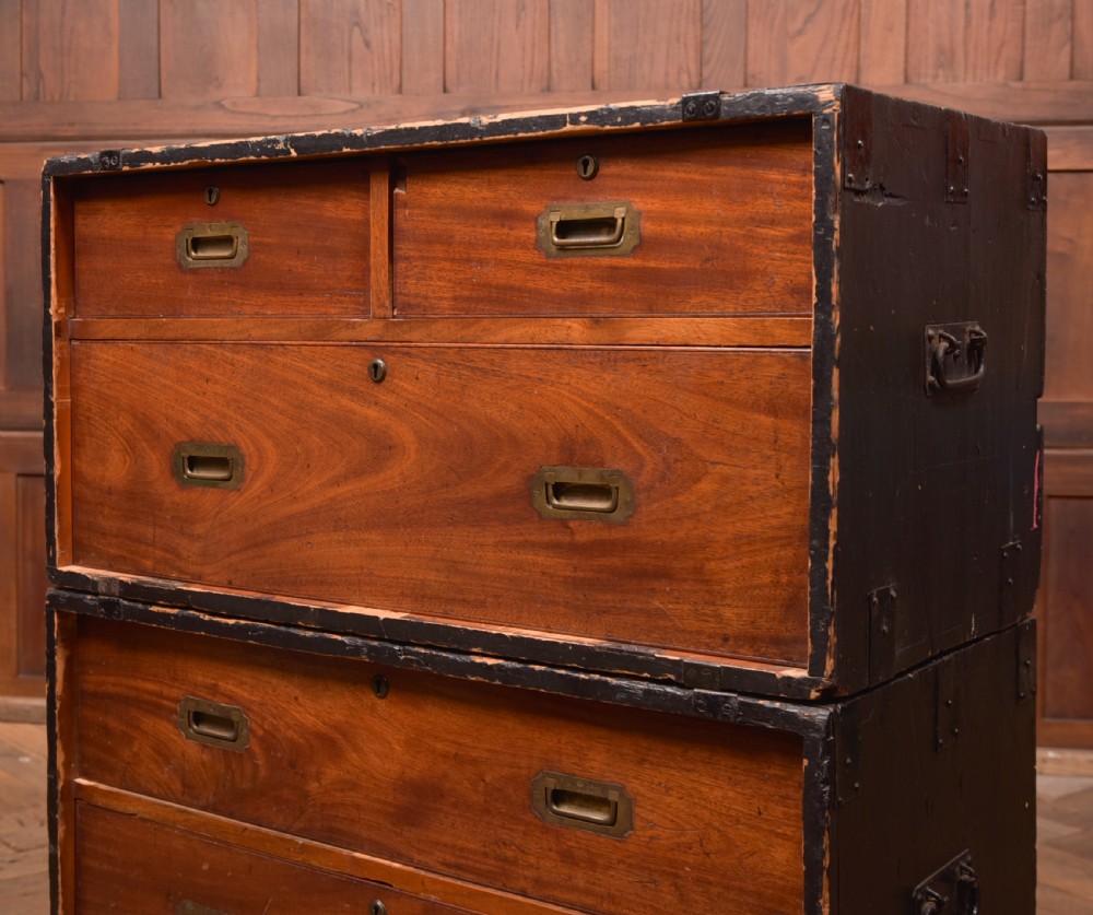 Mahogany Campaign Chest View VII