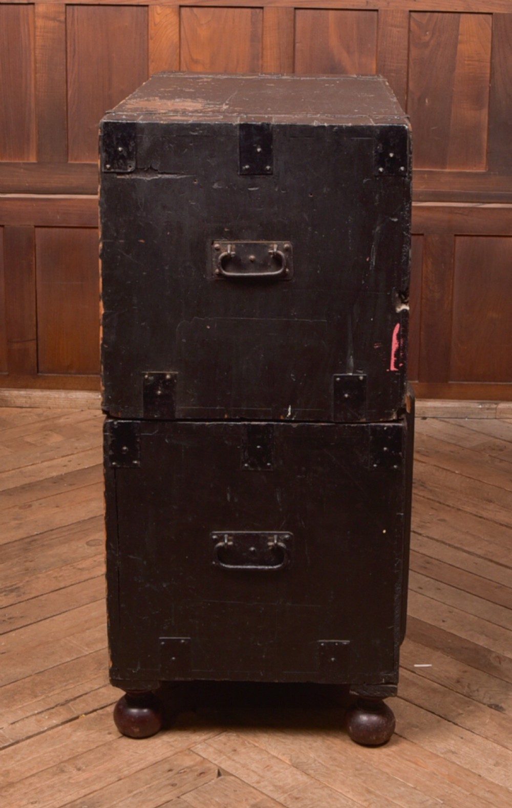 Mahogany Campaign Chest View XII
