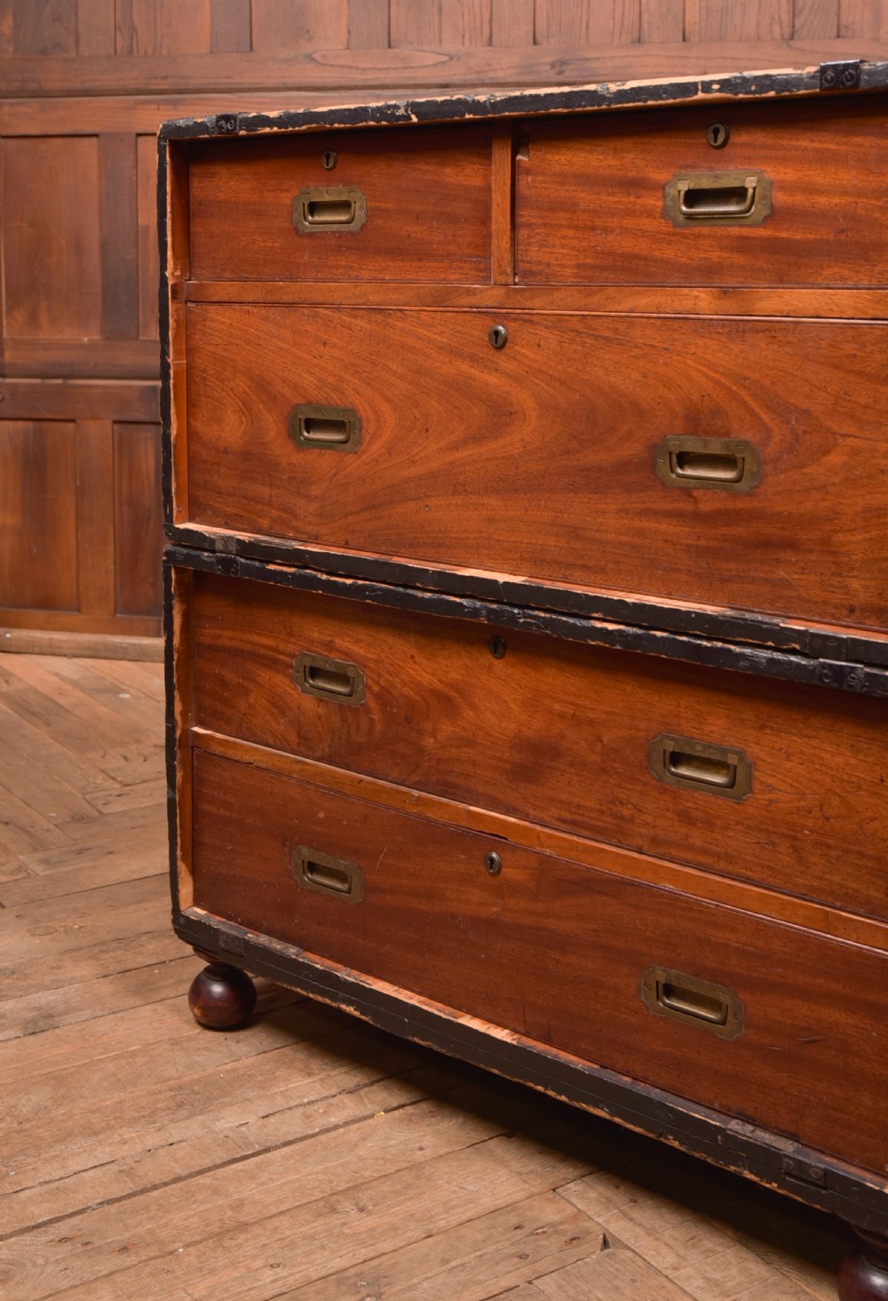 Mahogany Campaign Chest View XVI