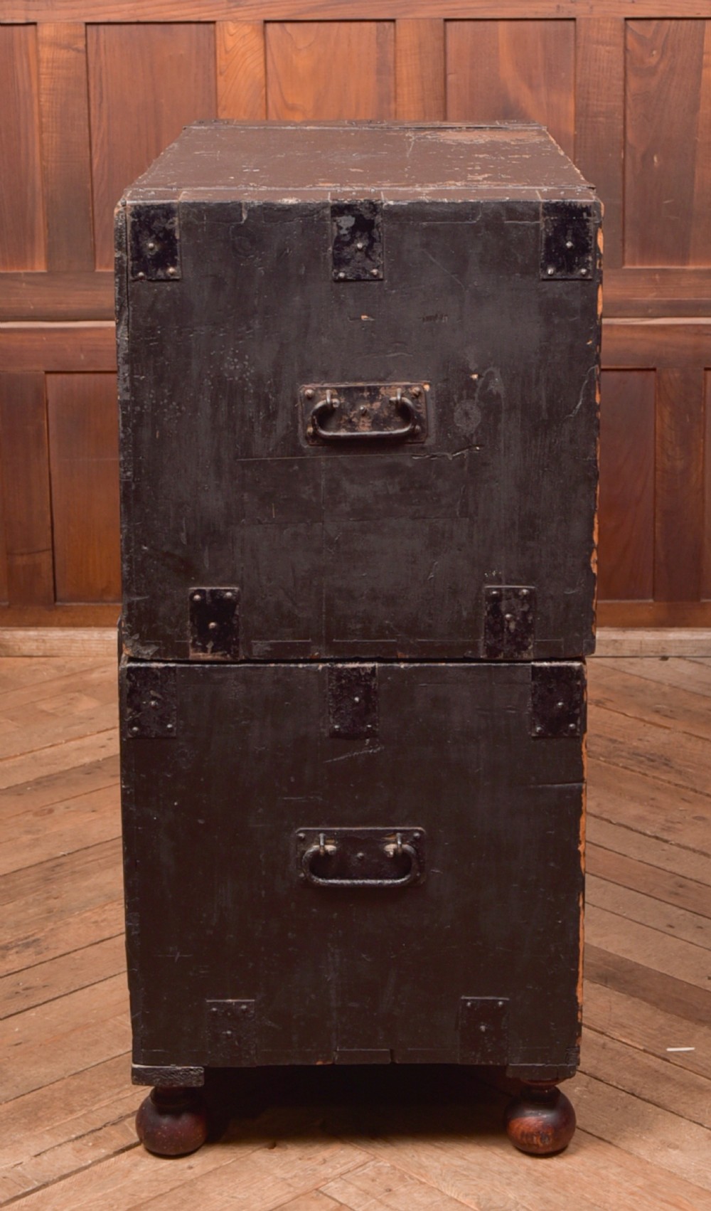 Mahogany Campaign Chest View XIX