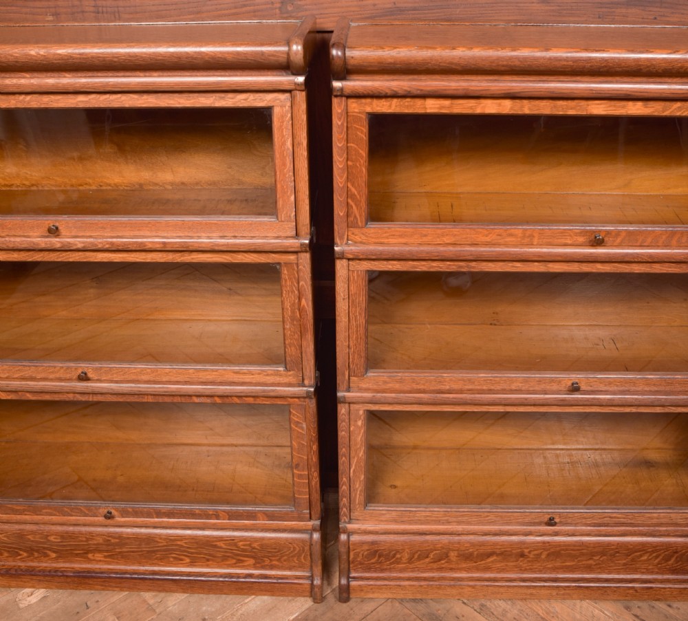  Globe Wernicke 6 sectional oak bookcase View XVI